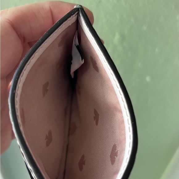 Kate Spade Silver Embossed Card Holder - Picture 4 of 4